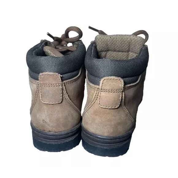BareTraps Womens Size 6 Brown Suede Leather Ankle Hiking Boots Work Bear Paw - Picture 9 of 16